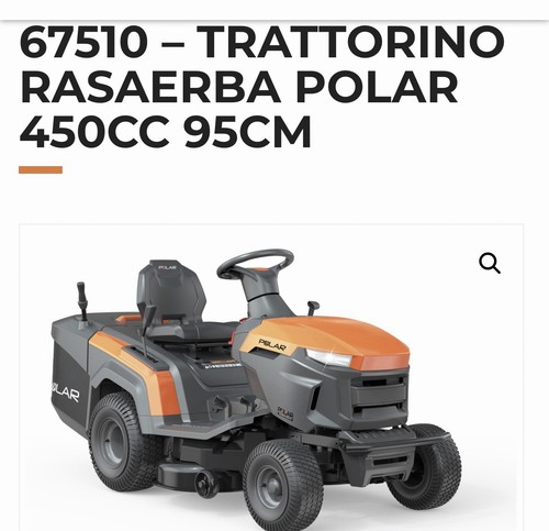 Trattorino rasaerba polar - rasaerba, 450